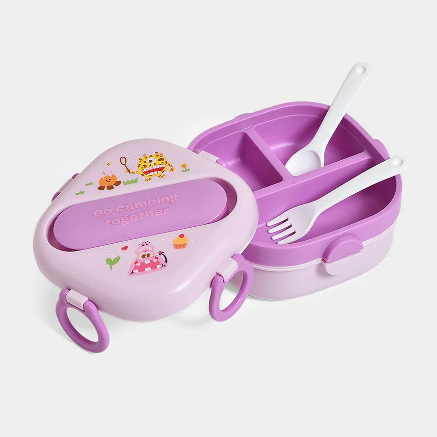 Bloom Munchkin Double Layer Lunch Box For Baby Purple