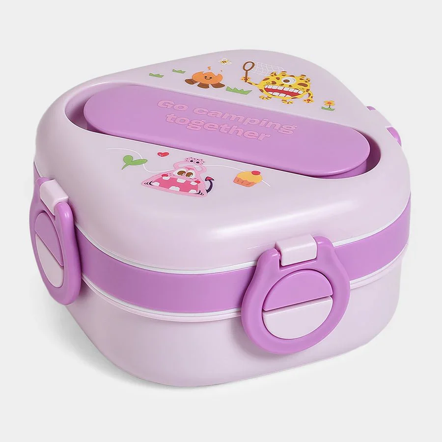 Bloom Munchkin Double Layer Lunch Box For Baby Purple - Image 8