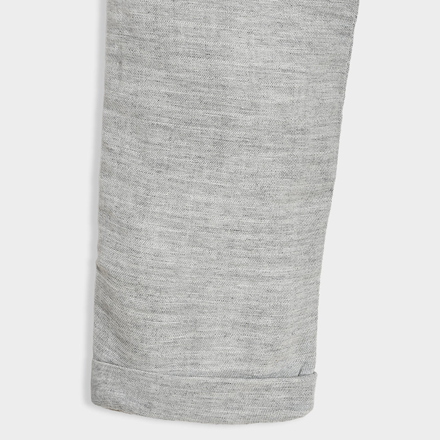 Bloom Woven Blue Check Shirt Style Romper And Grey Trouser - Image 7