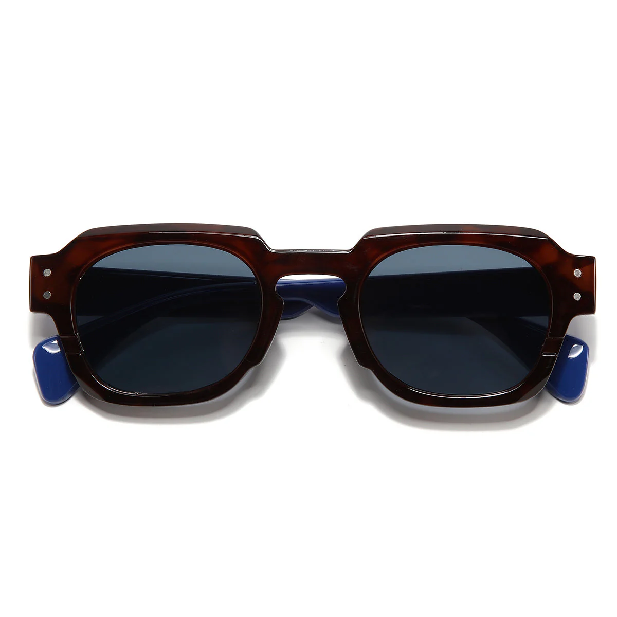 Blue Brown Black SZ 2004 Round Sunglasses - Image 6