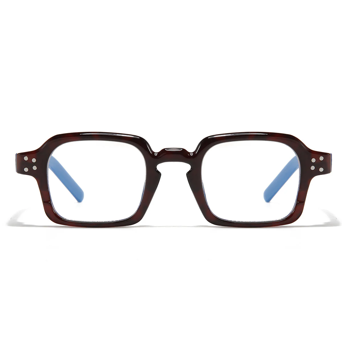 Blue Brown Clear SZ 2005 Square Sunglasses - Image 6