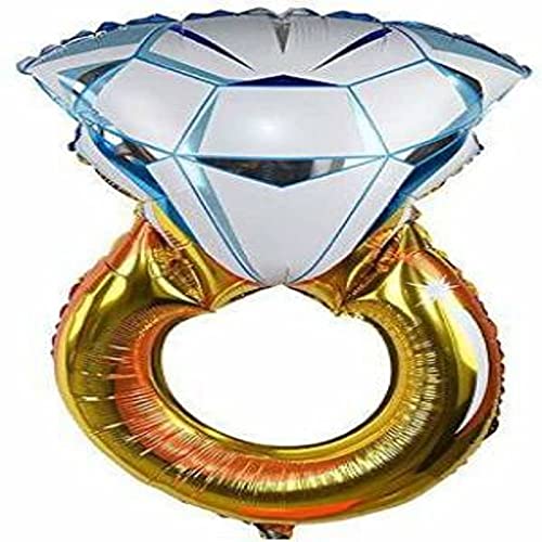 Blue Diamond Ring Foil Balloon