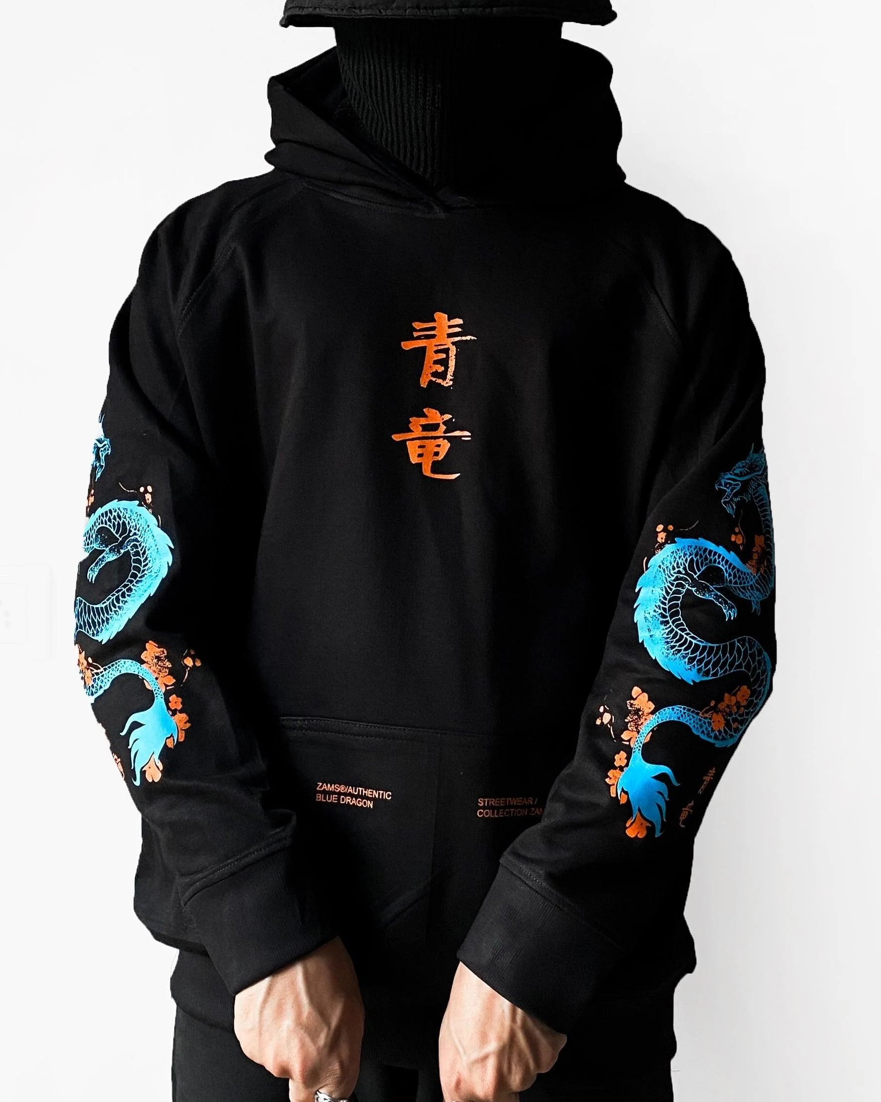 Blue Dragon / Oversized Hoodie