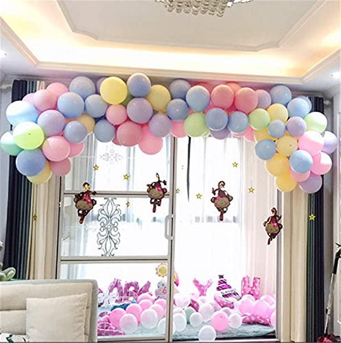 Blue, Green, Yellow, Grey, Pink, Purple, Dark Pink, Pastel Latex Balloon (Contains Each Colour Of 25 Pcs) - Image 4