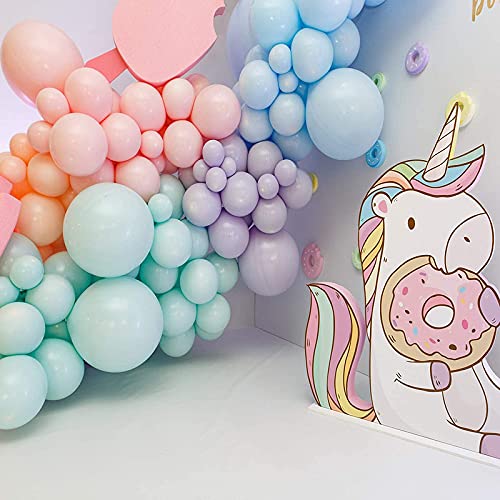 Blue, Green, Yellow, Grey, Pink, Purple, Dark Pink, Pastel Latex Balloon (Contains Each Colour Of 25 Pcs) - Image 5