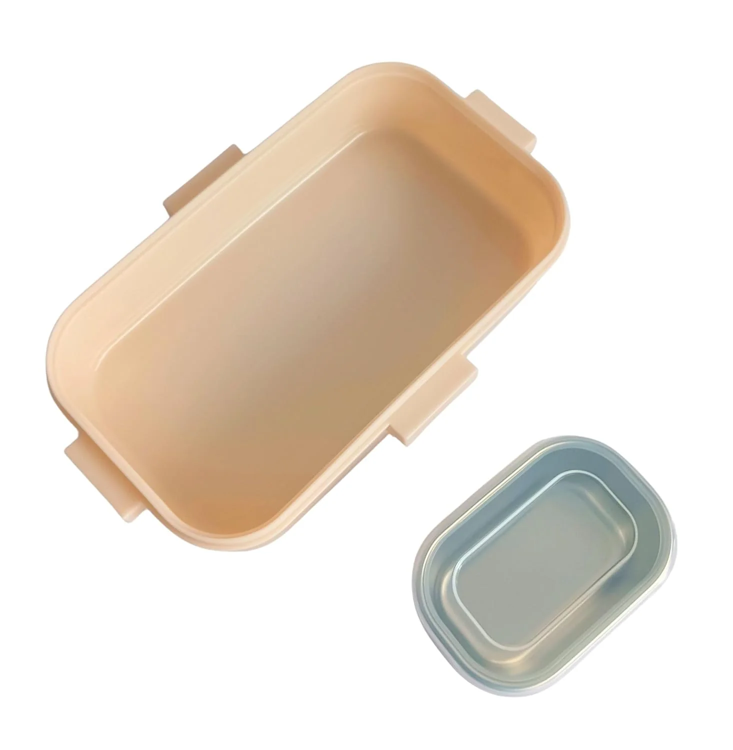 Blue Space Design Kids Stainless Steel Lunch Box | 700ml + 100ml Soup Bowl | Leak-Proof | 4-Lock Lid | Heatable Insulation | School, Picnic, Outdoor Meals - Image 4