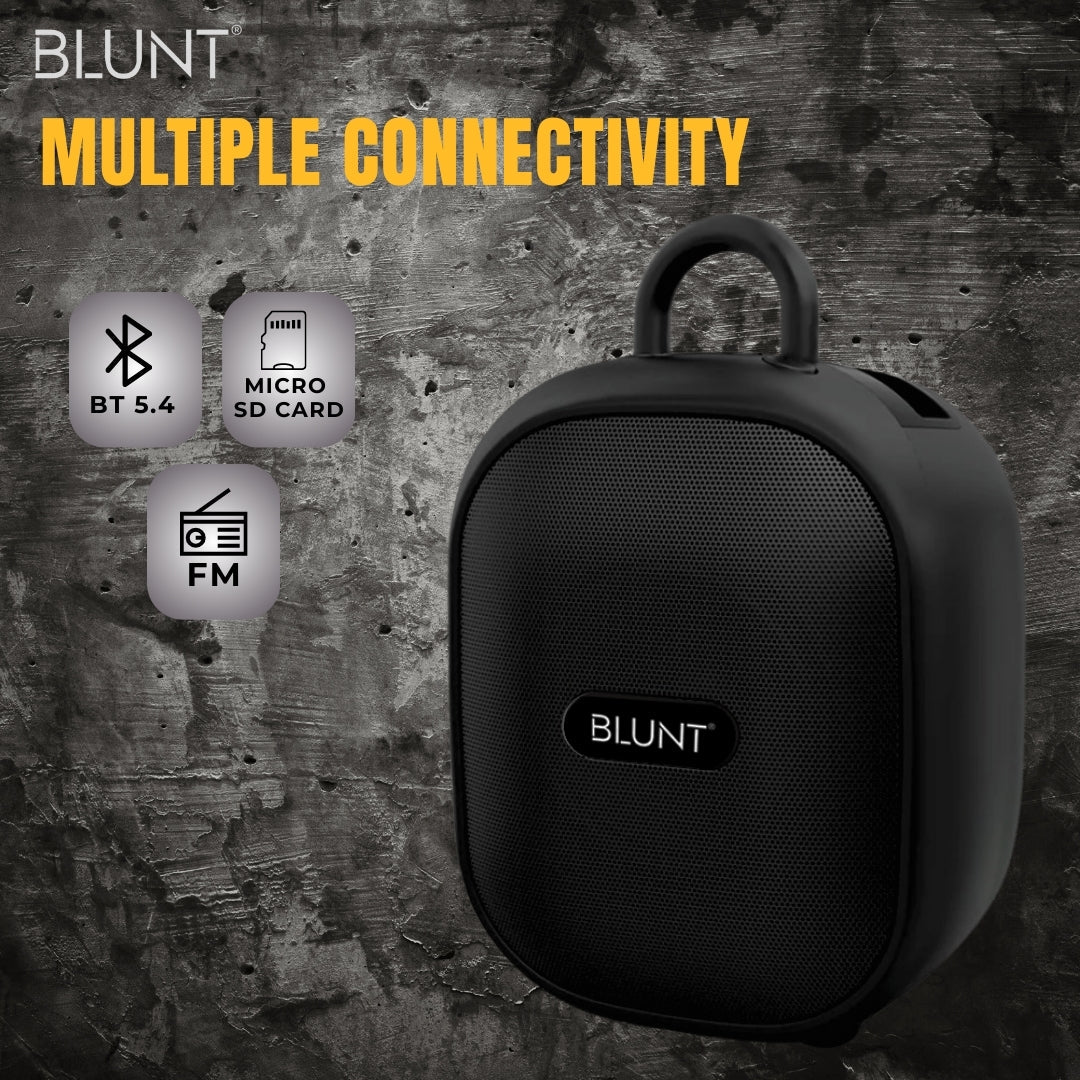 BLUNT SOUNDWAVE M3 - 15W Portable Bluetooth Speaker with TWS, FM, SD Card & Volume Control - Image 12