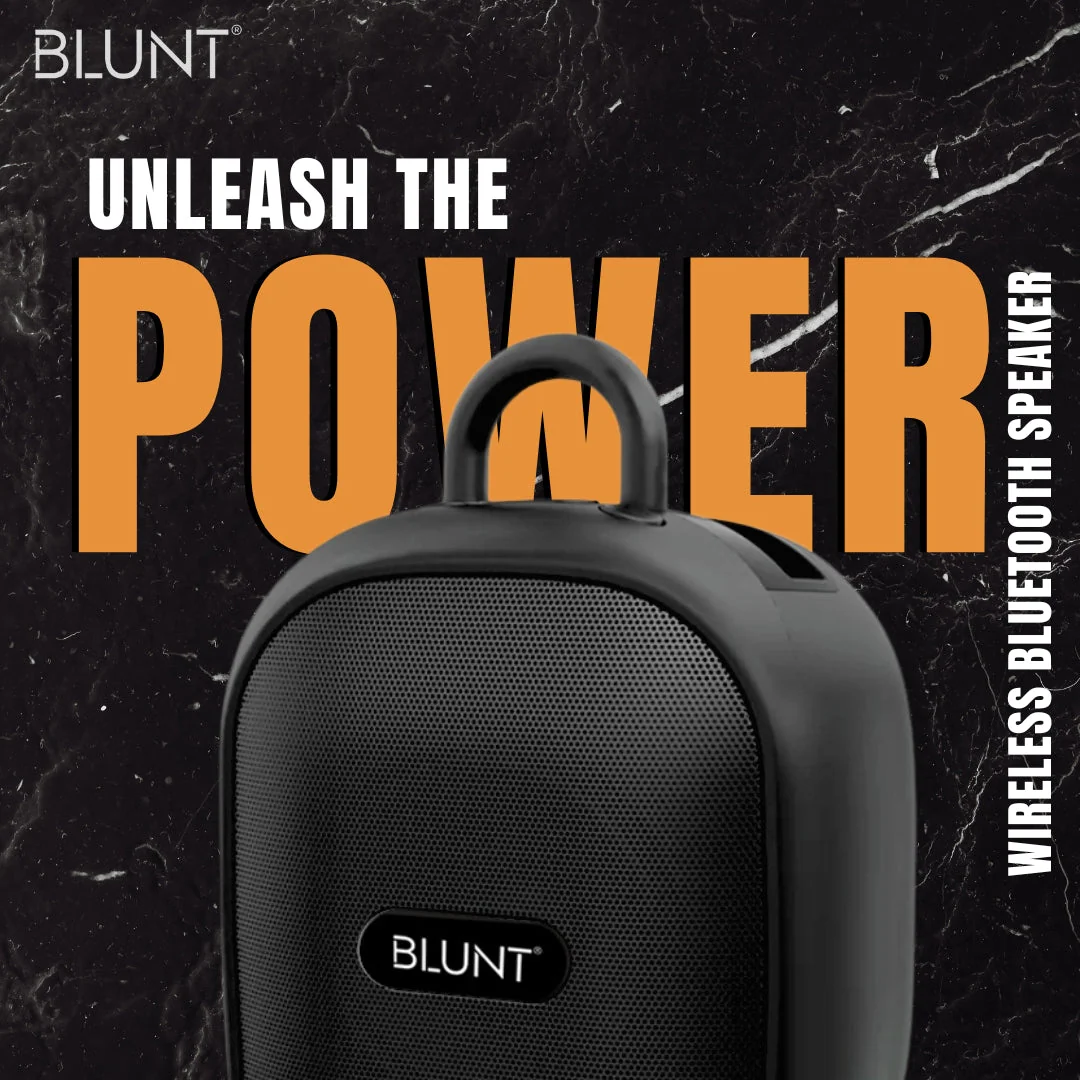 BLUNT SOUNDWAVE M3 - 15W Portable Bluetooth Speaker with TWS, FM, SD Card & Volume Control - Image 6