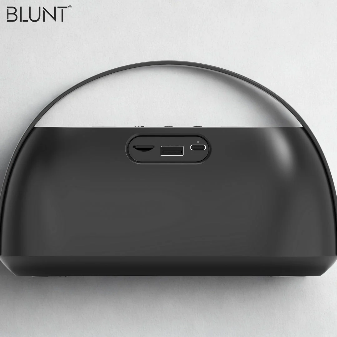 BLUNT SOUNDWAVE T4 – 18W RGB Bluetooth Speaker with 12H Playtime, TWS, FM & More - Image 9