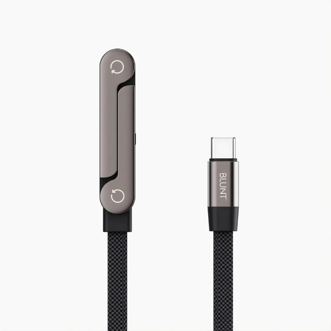 Blunt VOLT X  USB-C Fast Charging Cable | 240W | Built-in Stand & Right-Angle Design - Image 3