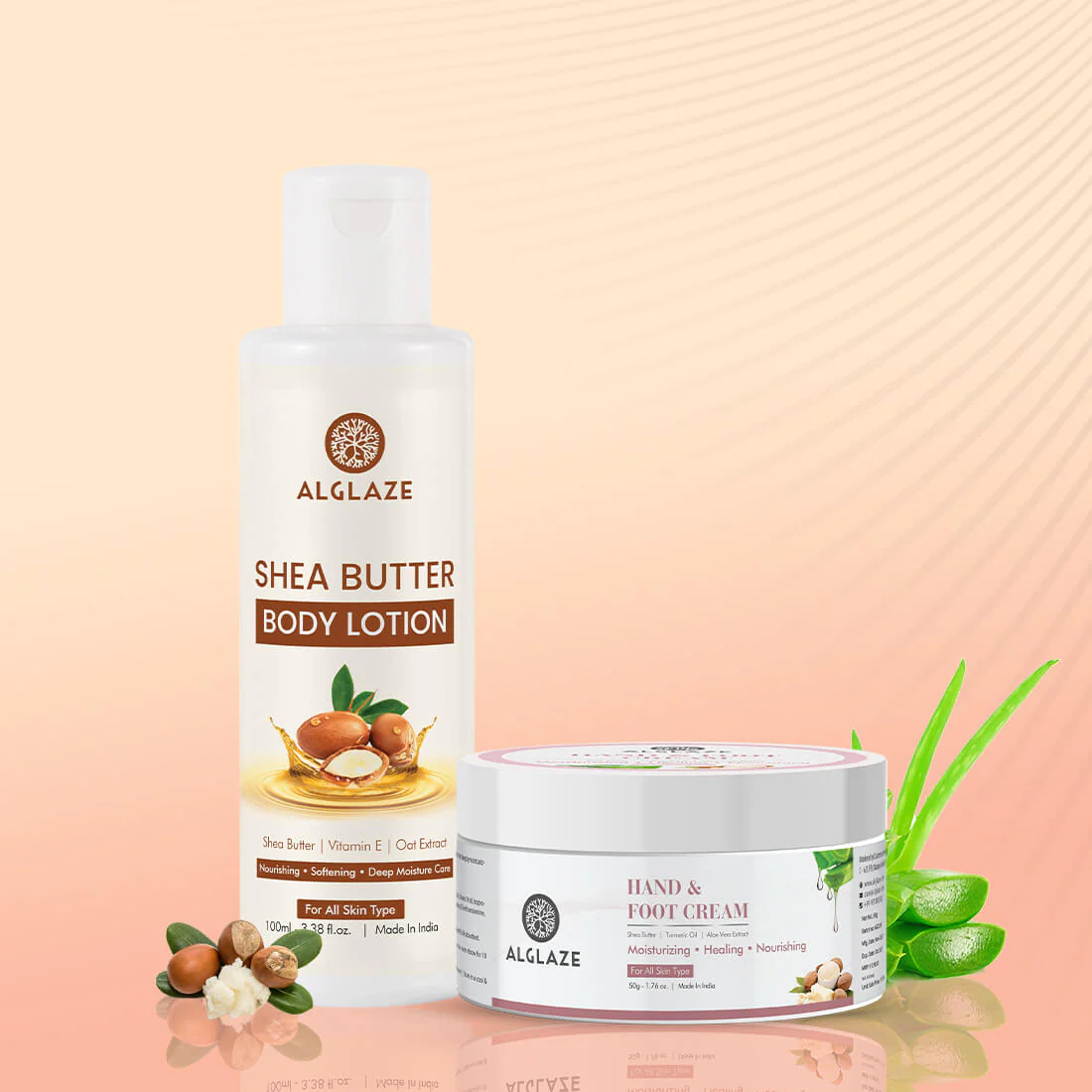 Body Care Comfort Duo | Shea Butter Body Lotion + Hand & Foot Cream