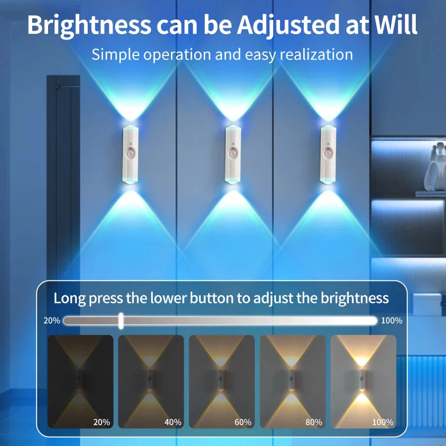 Body Sensor Magnetic Colorful Gradient LED Lamp - Image 2