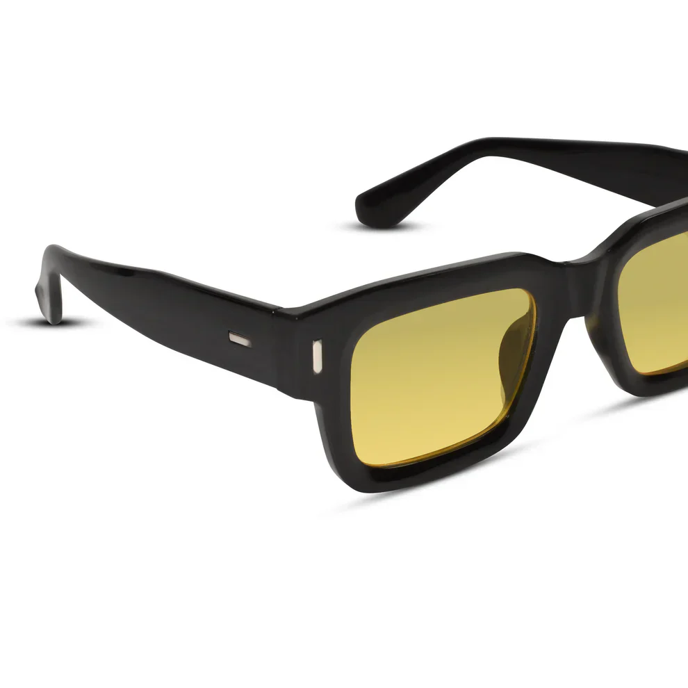 Bold Brown Rectangular Sunglasses For Men & Women - Image 10