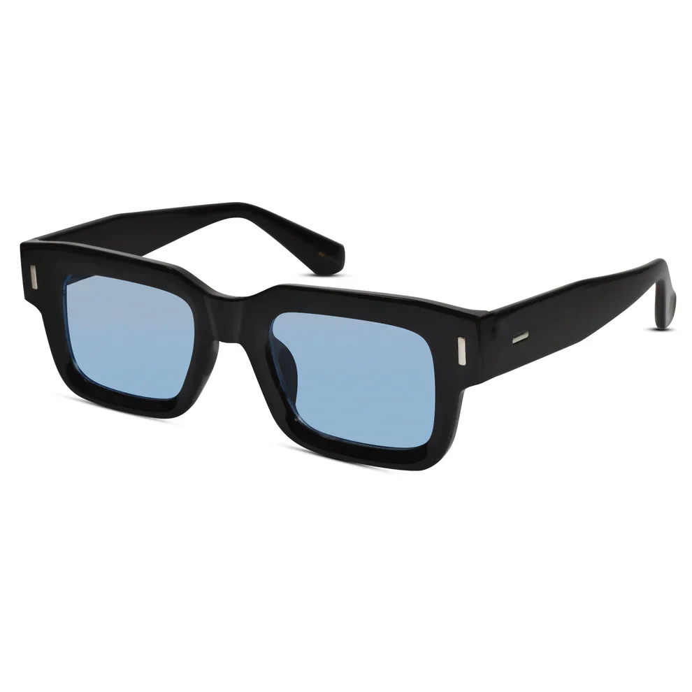 Bold Brown Rectangular Sunglasses For Men & Women - Image 4