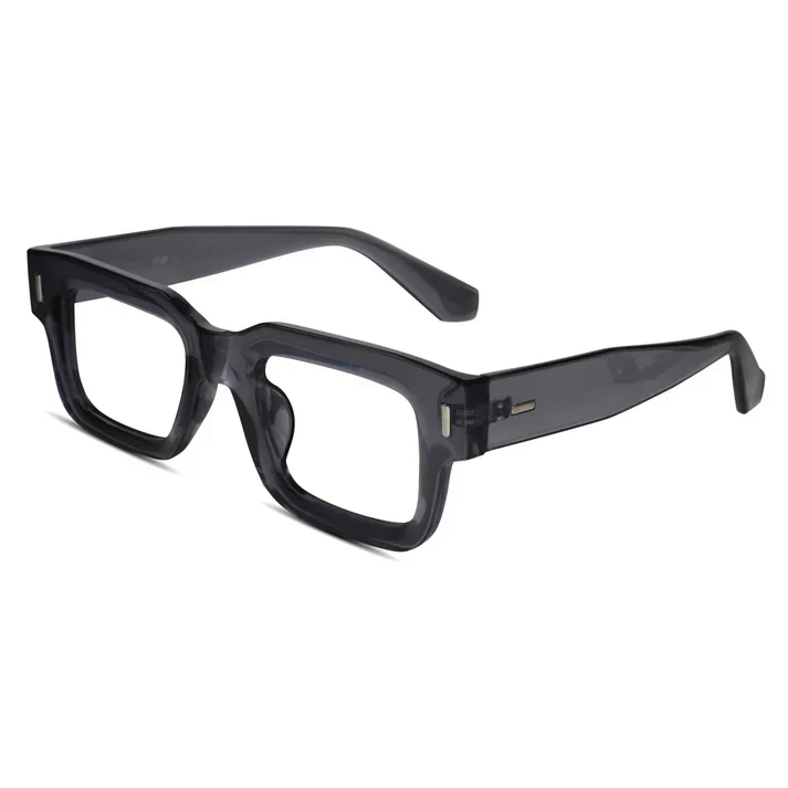 Bold Brown Wayfarer Eyeglasses For Men & Women - Image 12