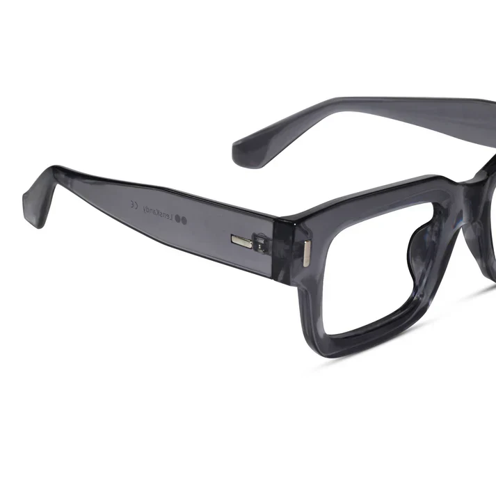 Bold Brown Wayfarer Eyeglasses For Men & Women - Image 6