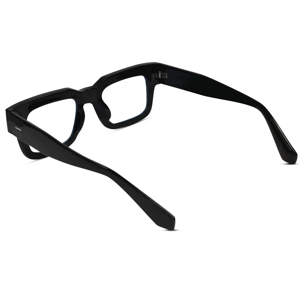 Bold Brown Wayfarer Eyeglasses For Men & Women - Image 8