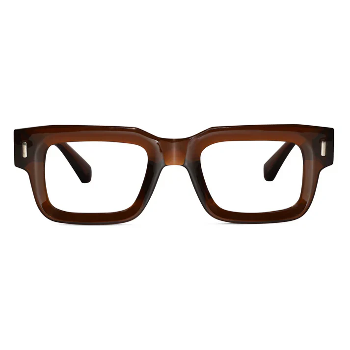 Bold Grey Wayfarer Eyeglasses For Men & Women - Image 5