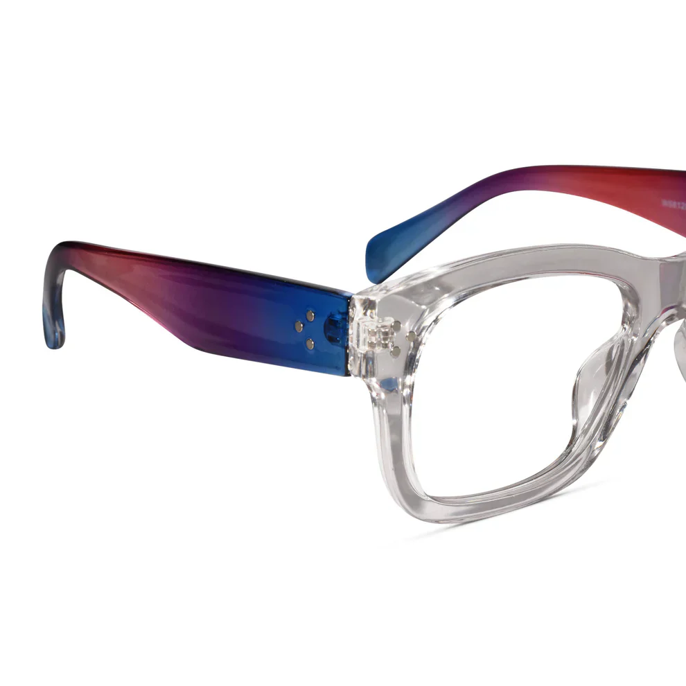Bold Multi Color Wayfarer Eyeglasses For Men & Women - Image 6