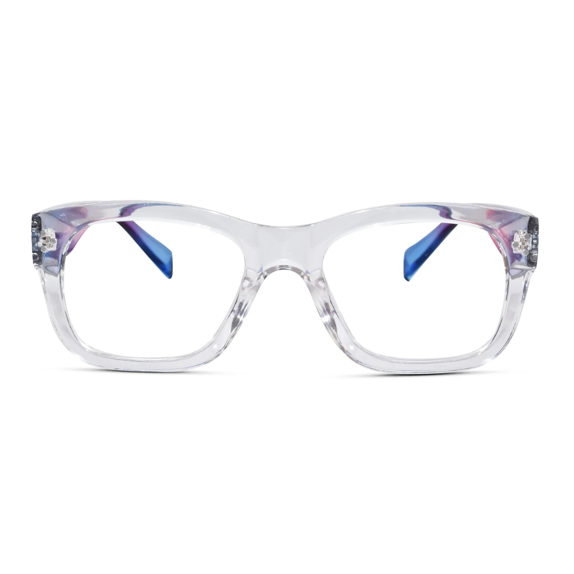 Bold Multi Color Wayfarer Eyeglasses Men & Women - Image 2