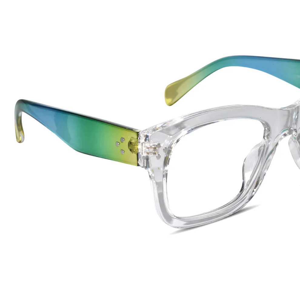 Bold Multi Color Wayfarer Eyeglasses Men & Women - Image 5