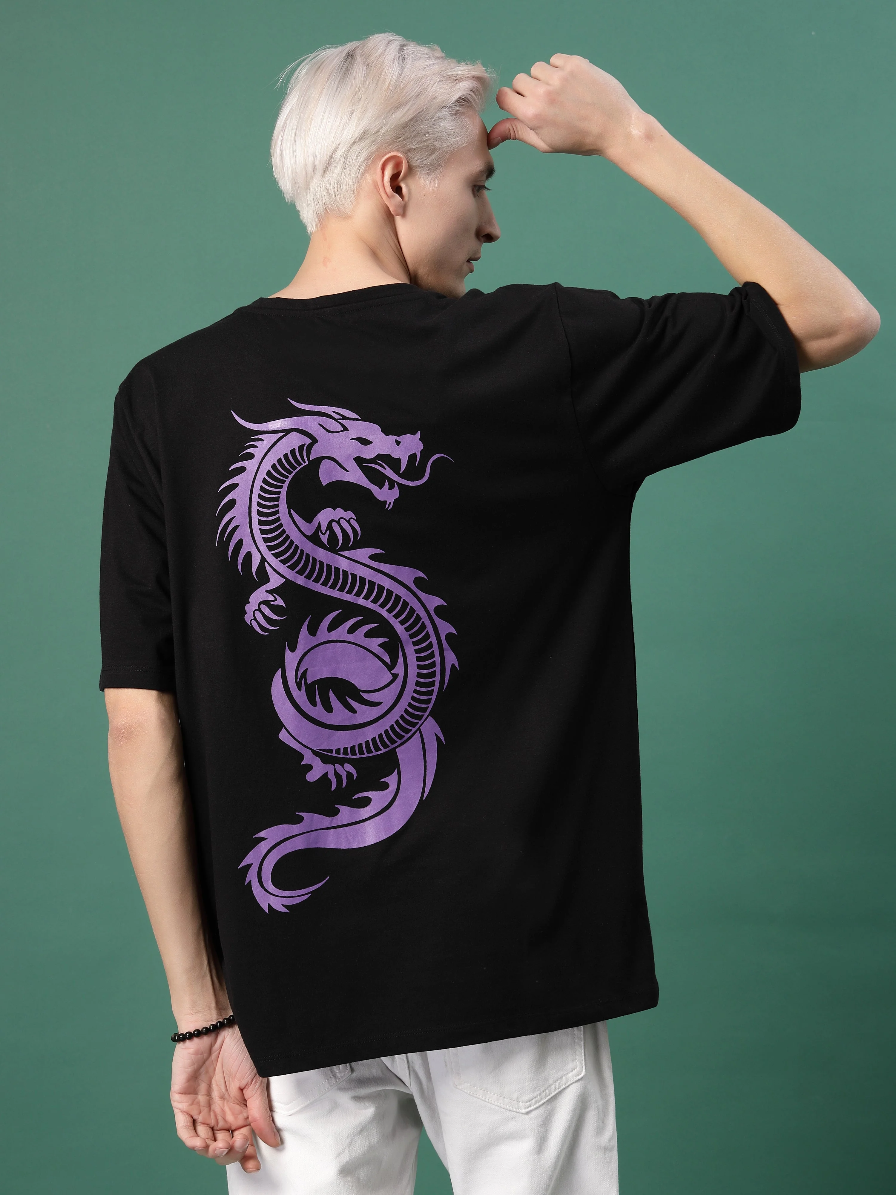 Bold Print Cotton Jersey Oversized T-shirt - Image 7