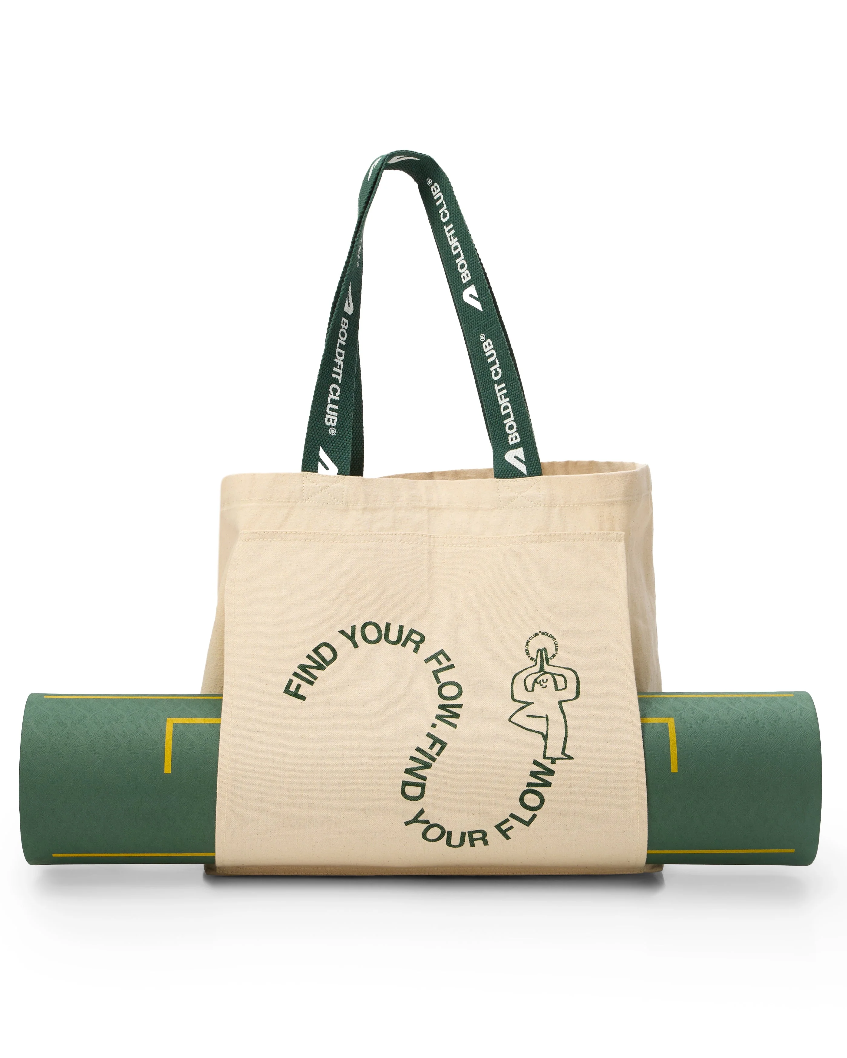 Boldfit Yoga Tote Bags - OffWhite Find your Flow - Image 7
