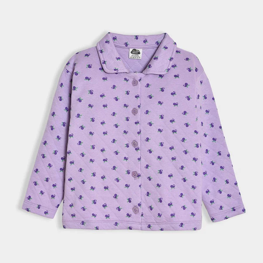 Bonjour Lavender Printed Co-Ord Set - Image 2