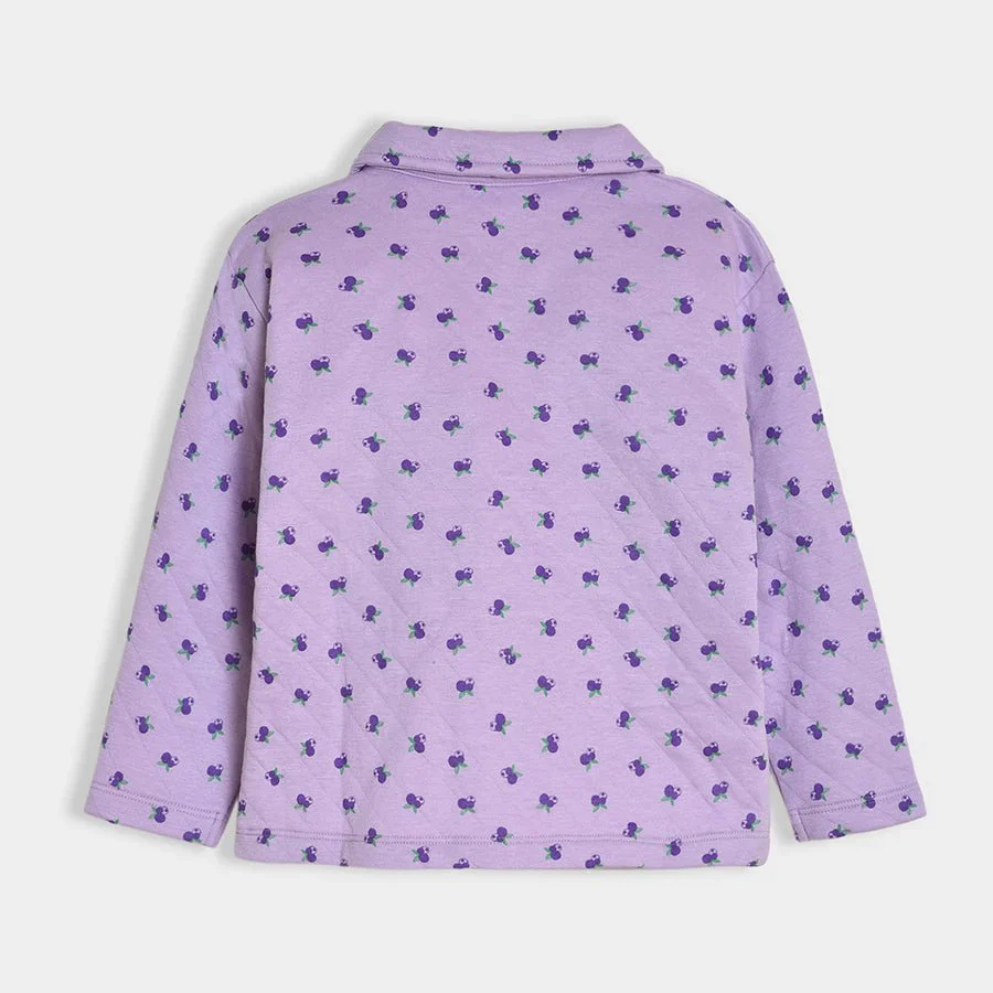 Bonjour Lavender Printed Co-Ord Set - Image 3