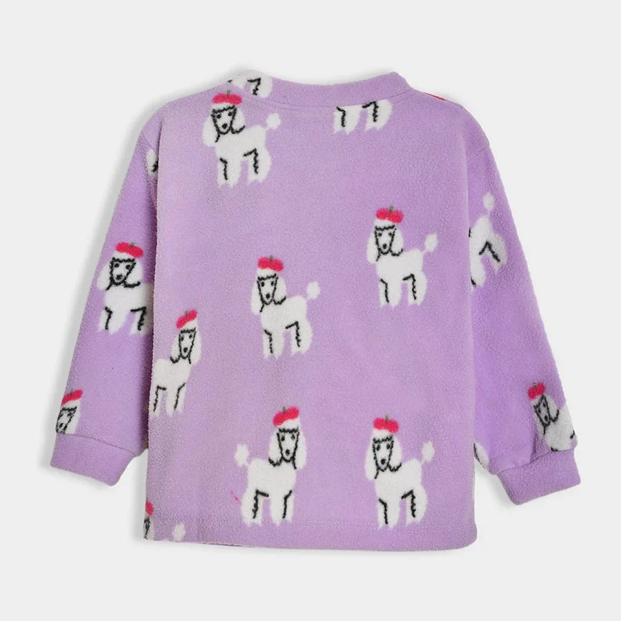 Bonjour Poodle Printed Slumber Set - Image 7