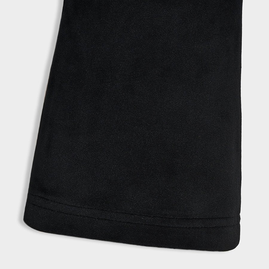 Bonjour Velour Flared Legging Black - Image 5