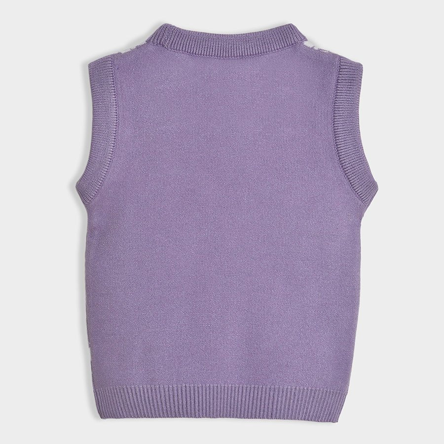 Bonjour Violet Knitted Sweater - Image 3