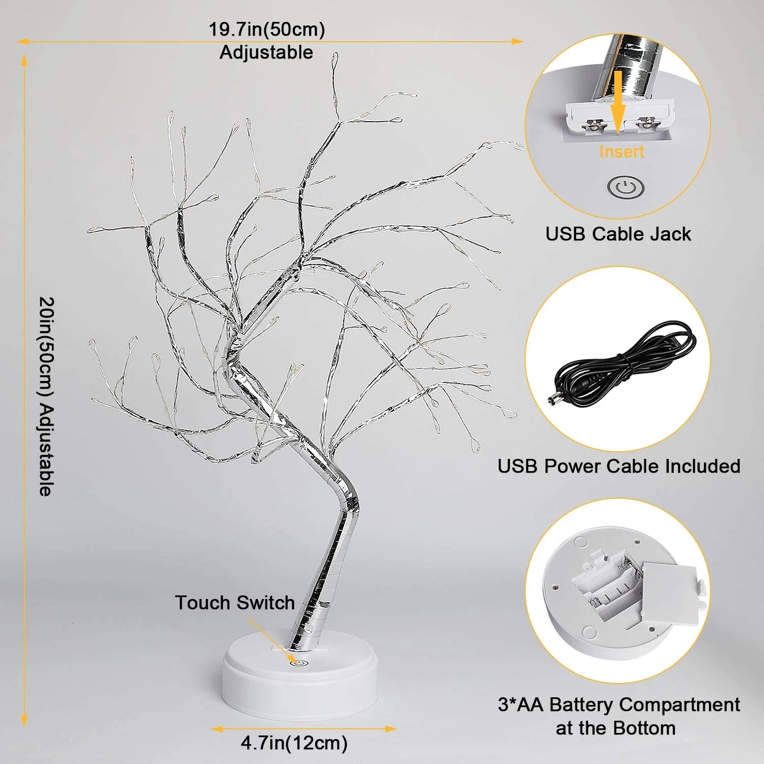 Bonsai Tree LED Fairy Light - Warm White - Image 6