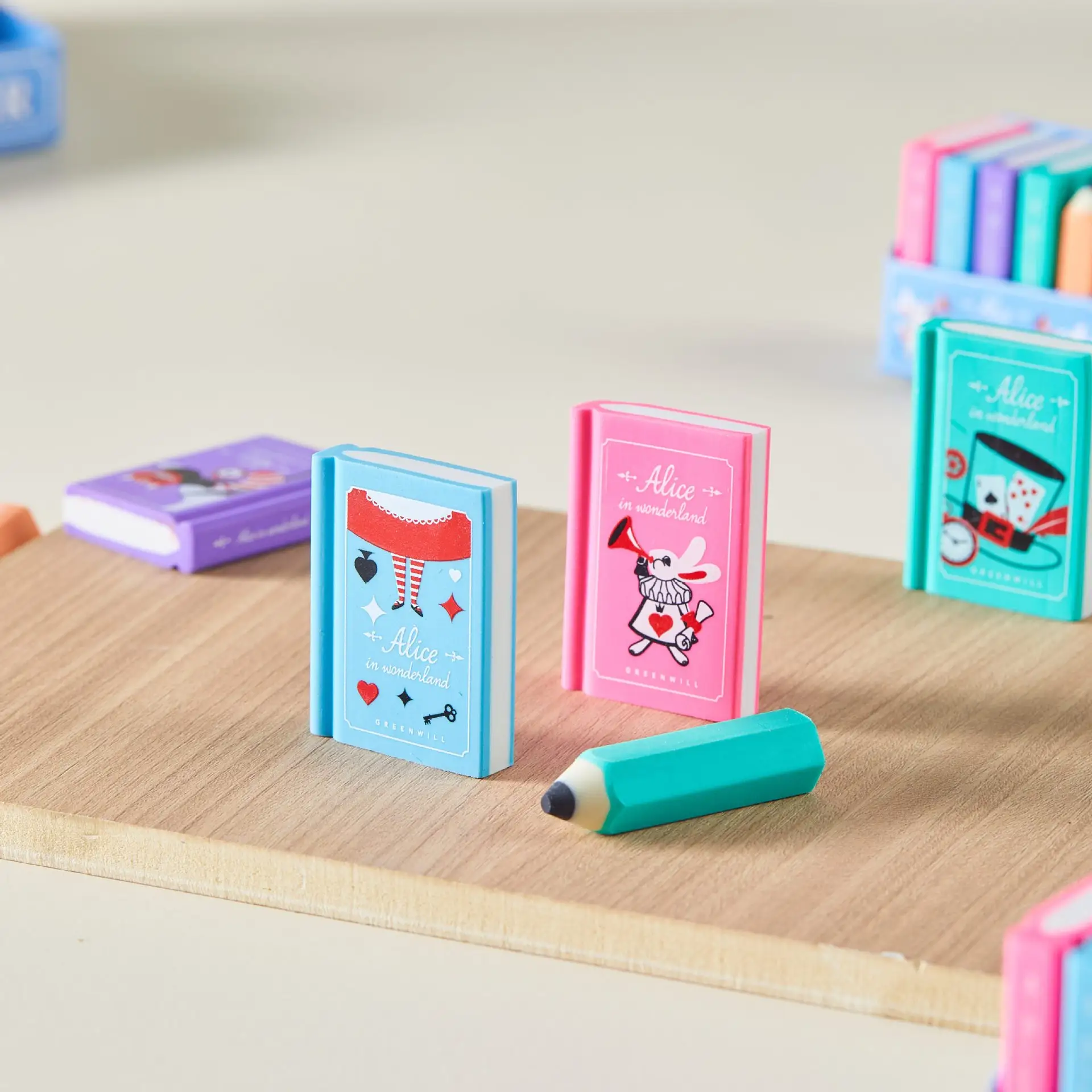 Book and Pen Shape Eraser for Kids - Image 3