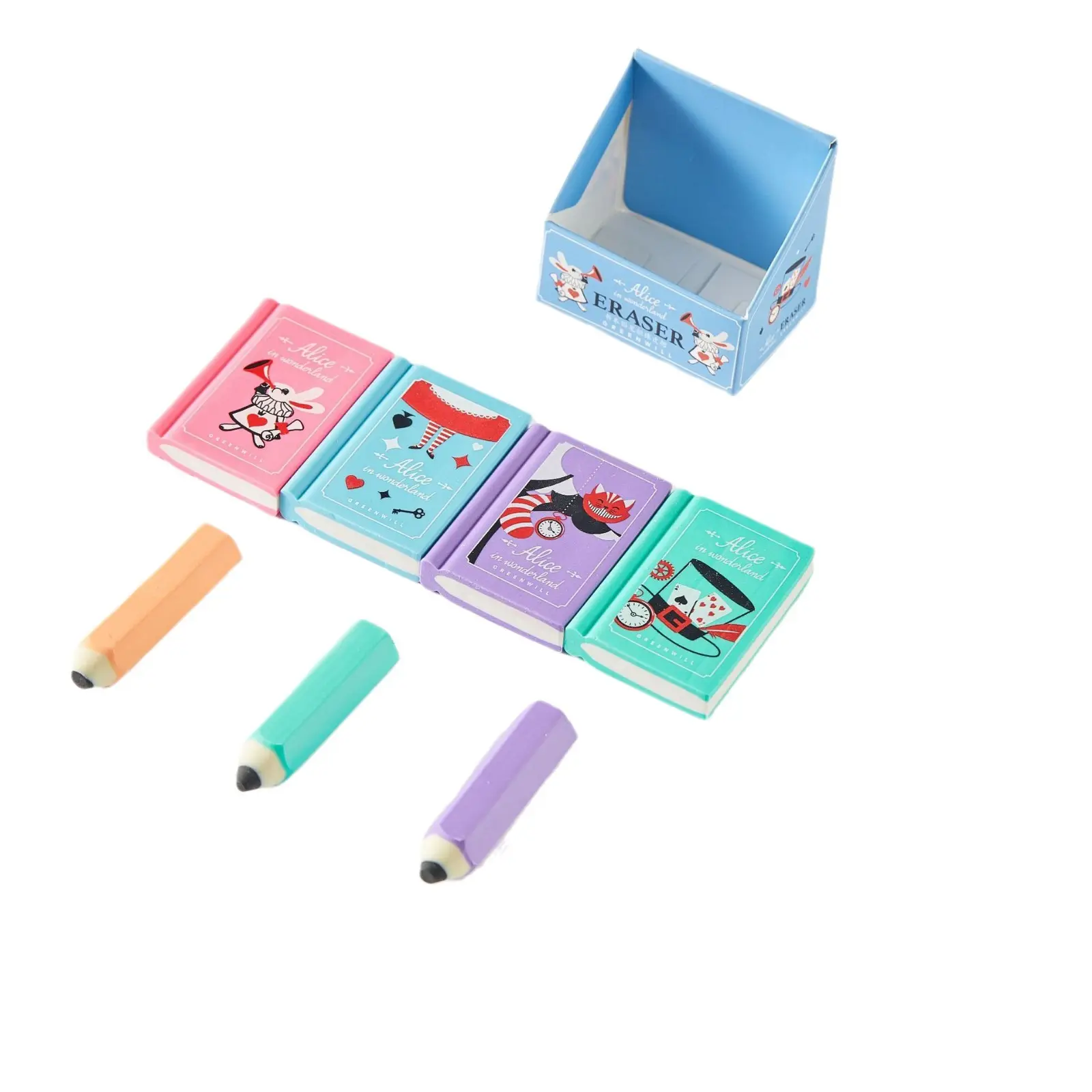 Book and Pen Shape Eraser for Kids - Image 4