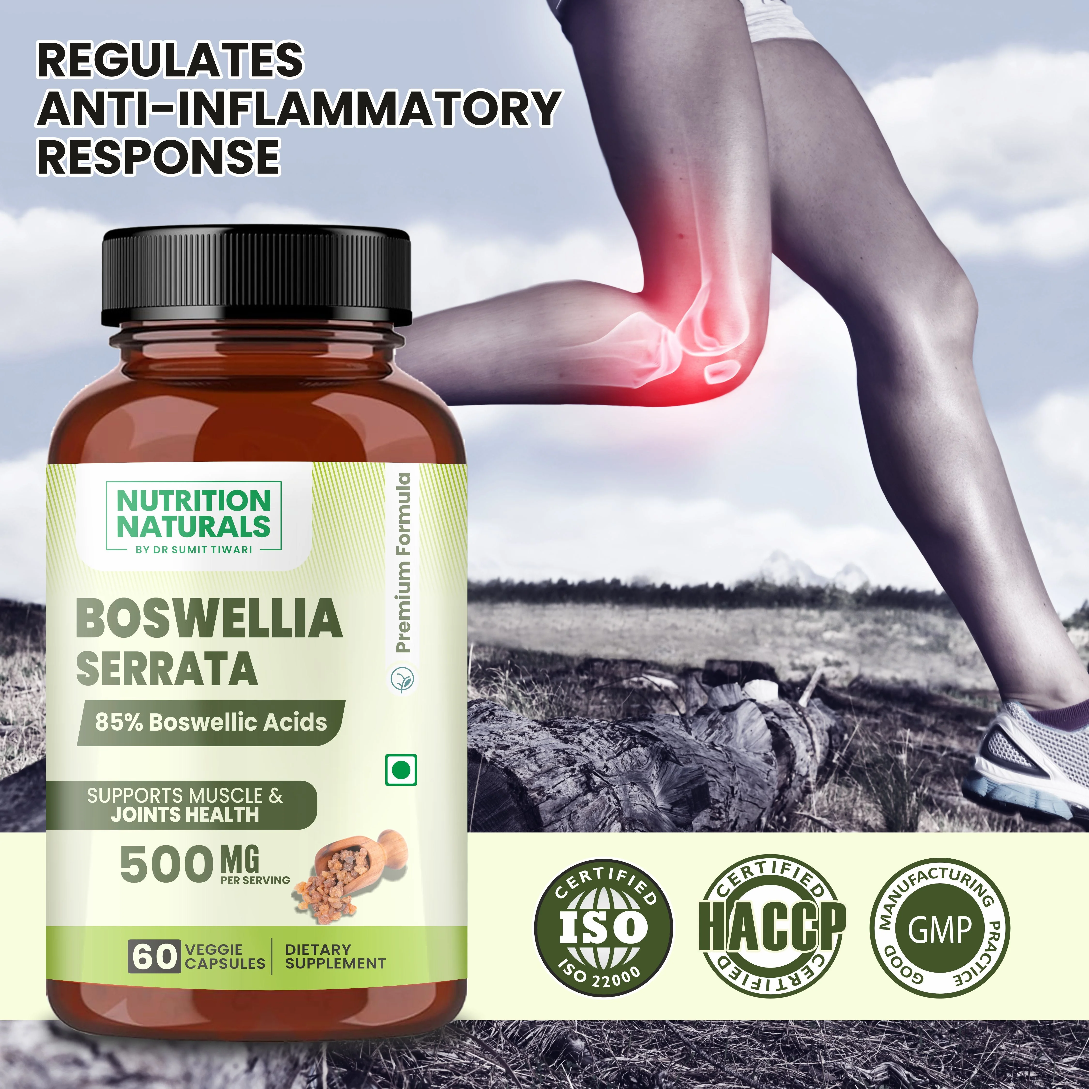Boswellia Serrata 500 mg (60 capsules) - Image 6