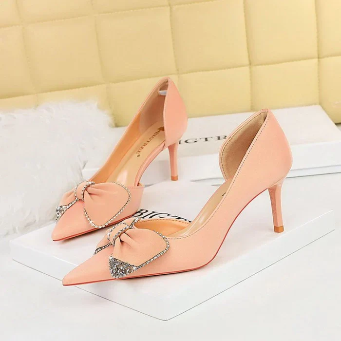 Bowknot Mid-high Heel - Image 2