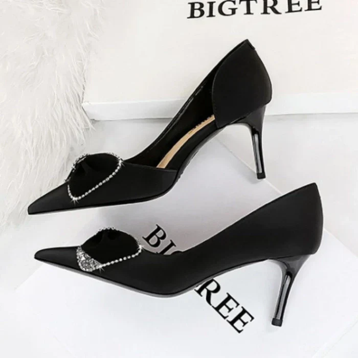 Bowknot Mid-high Heel - Image 6