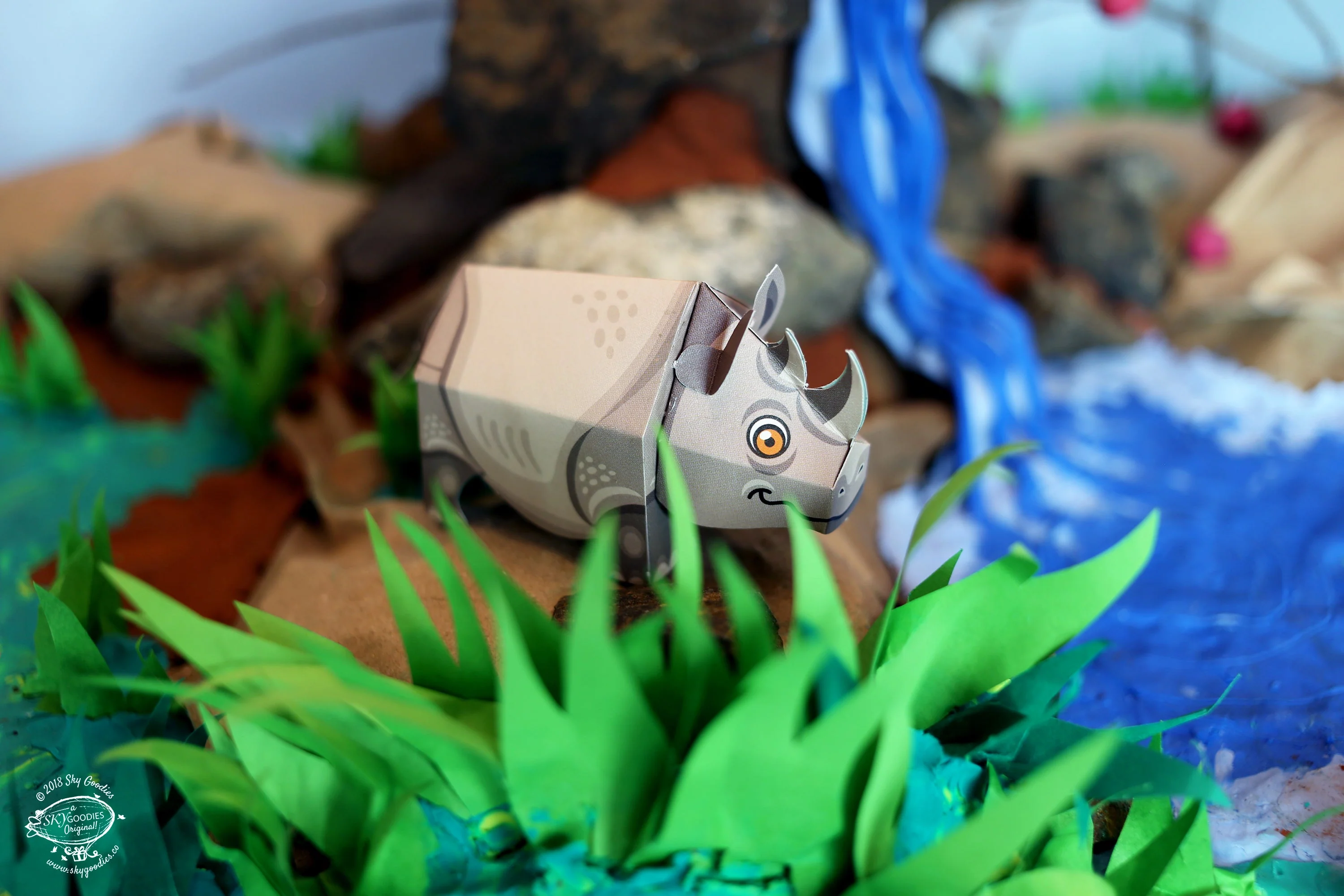 BOX SET of 12 DIY Mini Endangered Animals Paper Craft Kits - Image 18