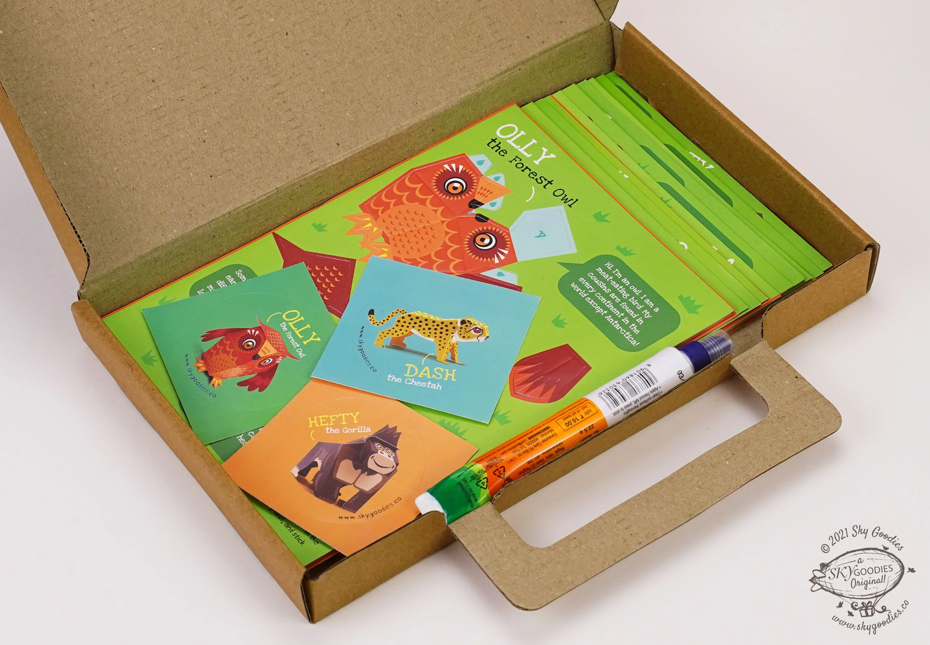 BOX SET of 12 DIY Mini Endangered Animals Paper Craft Kits - Image 3