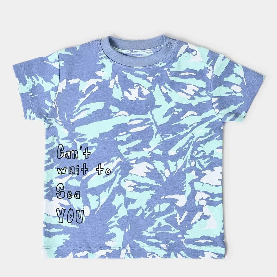 Boys Tie & Dyed T-Shirt And Baby Shorts Set - Image 2