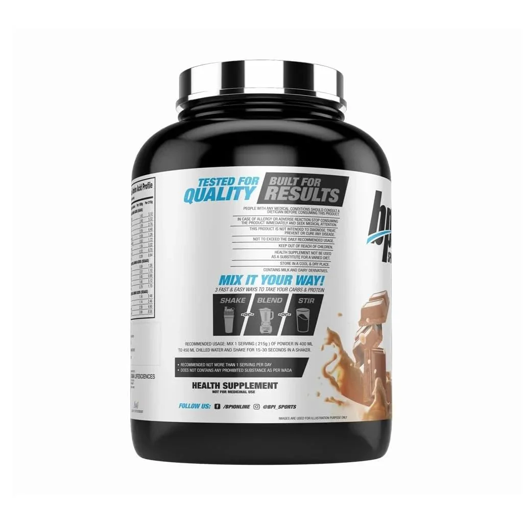 BPI Sports Bulk Muscle XL - 3kg- Vanilla- Advanced Anabolic Mass Gainer- 50 gm Protein- 144 gm- Carbs- 842 Kcal - Image 2