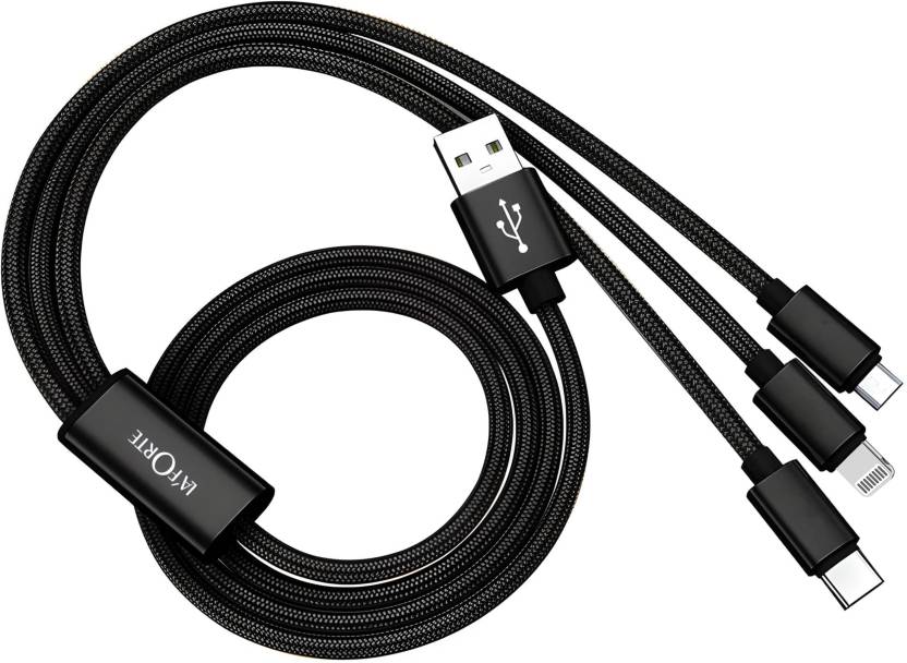 Braided 3 in 1 Charging Cable (Micro, C & Iphone Connectors)_Jumbo Specials - Image 2