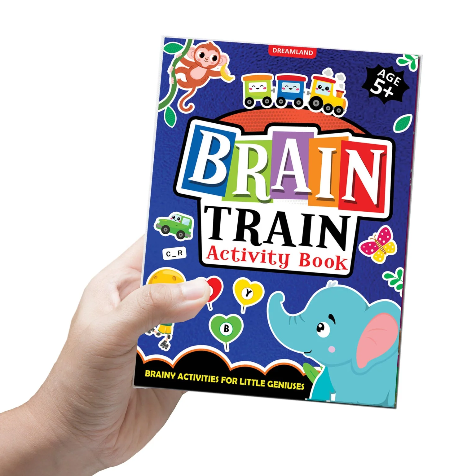 Brain Train Activity Book for Kids Age 5+ – With Colouring Pages, Mazes, Puzzles and Word searches Activities - Image 2