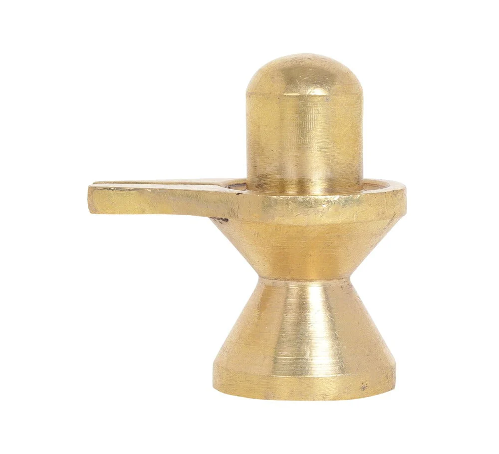 Brass Shivling | 100% Pure Brass | Antique Finish - Image 10