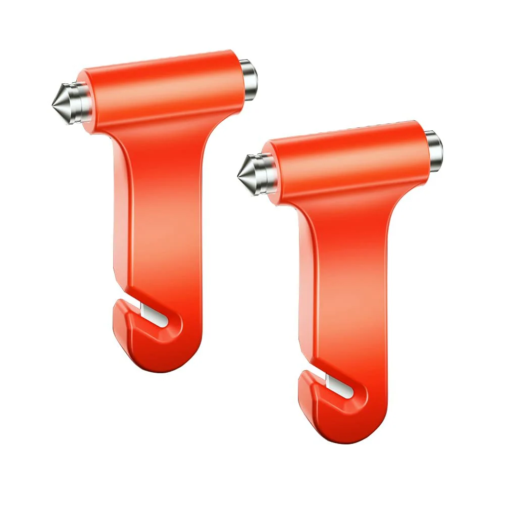BreakOut: Emergency Car Glass Breaker & Seatbelt Cutter, Dual Steel-Headed Safety Hammer for Quick Escape During Accidents or Emergencies - Image 7