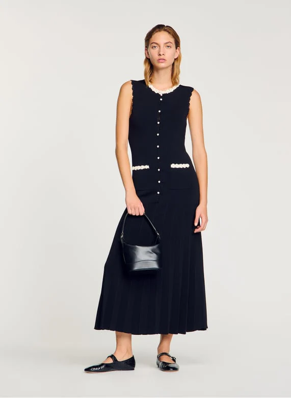 Brianna Sandro Knit Maxi Dress