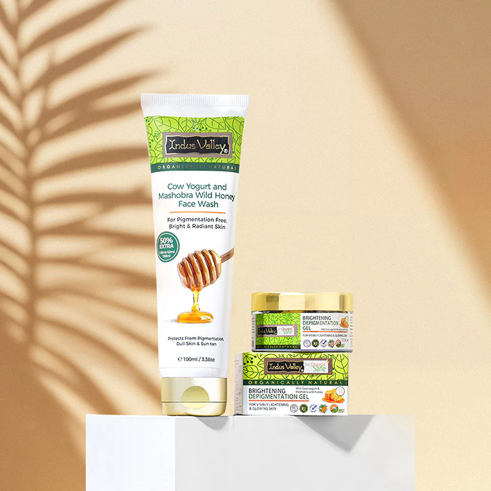 Brightening Depigmentation Gel for Reducing Pigmentation & Dark Spots With Cow Yogurt & Mashobra Honey - Image 25