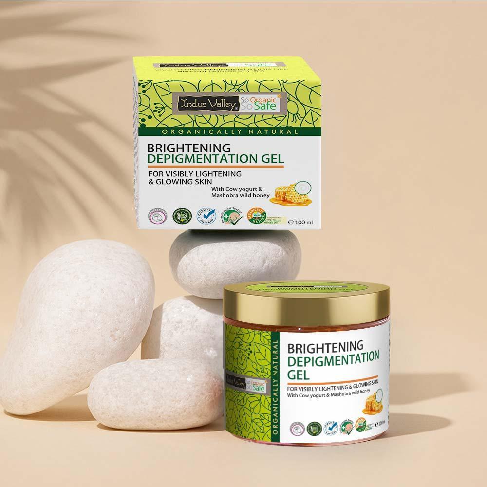 Brightening Depigmentation Gel for Reducing Pigmentation & Dark Spots With Cow Yogurt & Mashobra Honey - Image 29