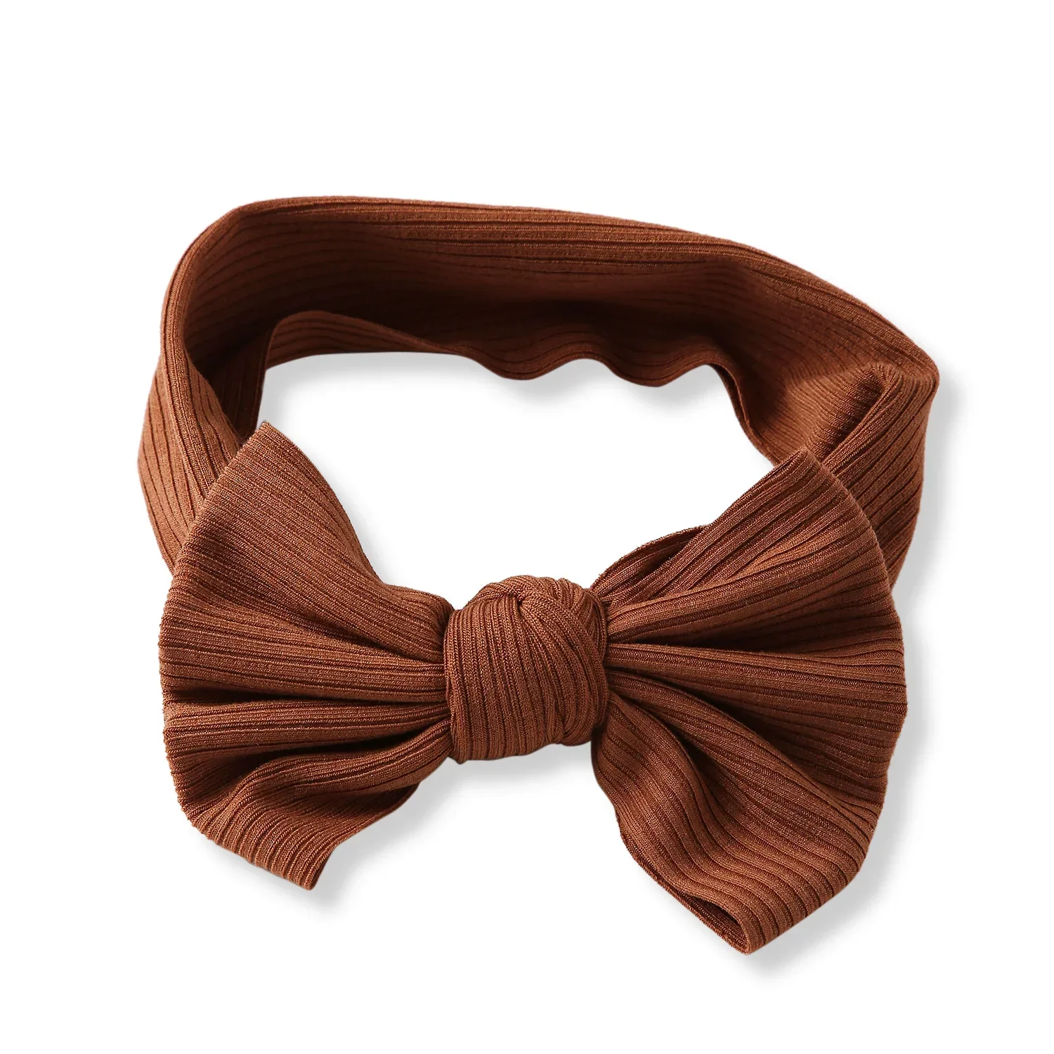 Bronze Cotton Baby Headband: Stylish, Soft, Versatile for Babies - Image 3